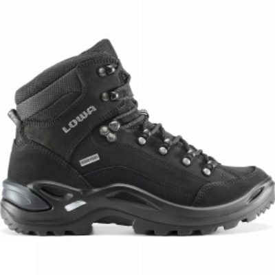Lowa Womens Renegade GTX Mid Boot Black/Black Lowa Womens Renegade GTX Mid Boot Black/Black